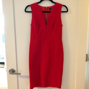 Lulu’s v-neck bodycon midi dress sz M
